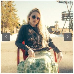 SENDERO | Midnight Riders Drop Shoulder Sweatshirt | L